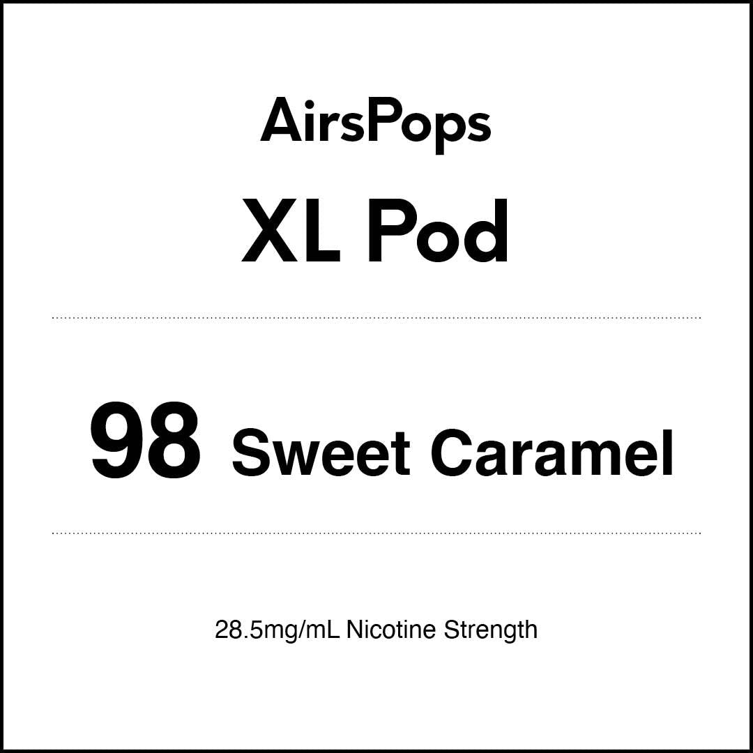 No.98SweetCaramel-AIRSCREAMAirsPopsXLPods10ml