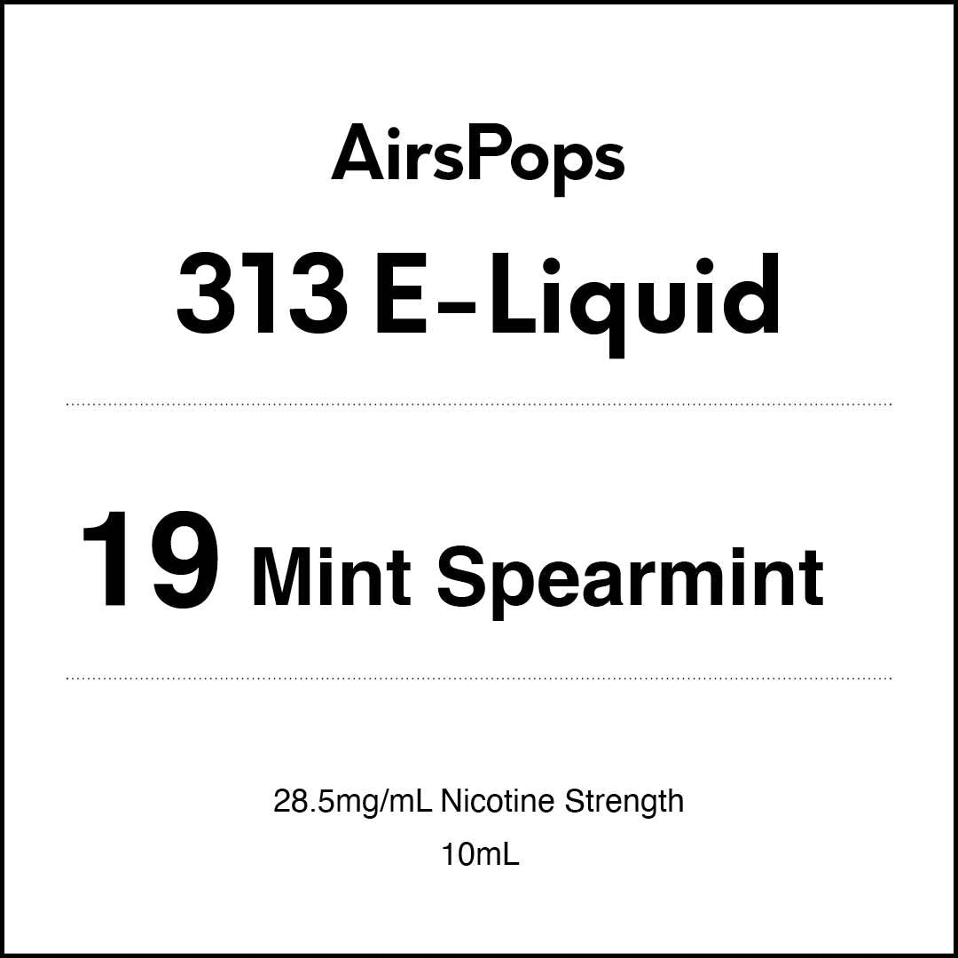 AirsPops10ml313E-liquid-No.19MintSpearmintAIRSCREAM
