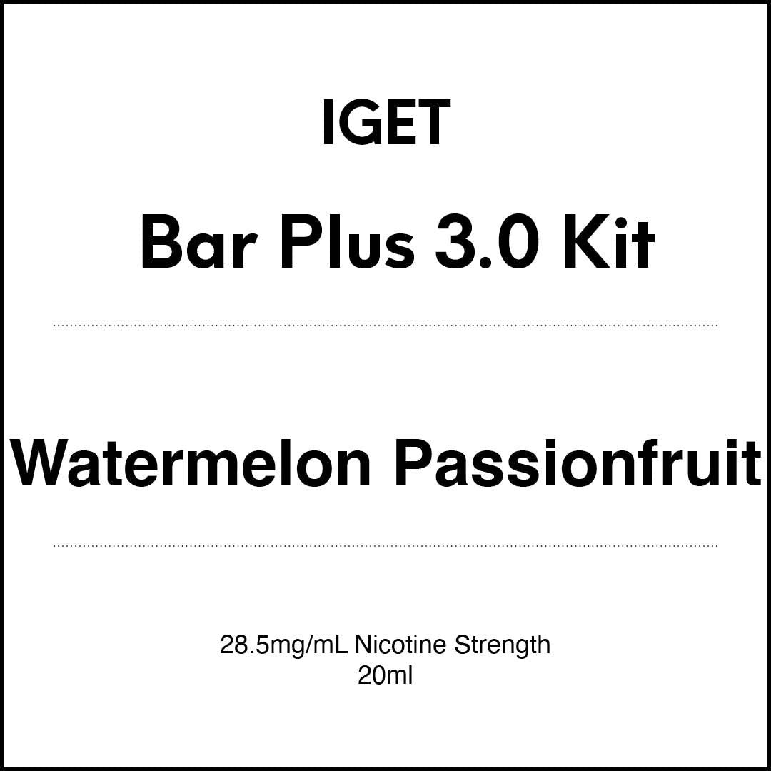 IGETBarPlus3.0StarterKit-WatermelonPassionfruit20ml