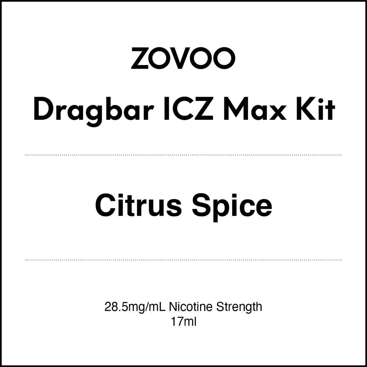 ZovooDragbarICZMaxStarterKit-CitrusSpice